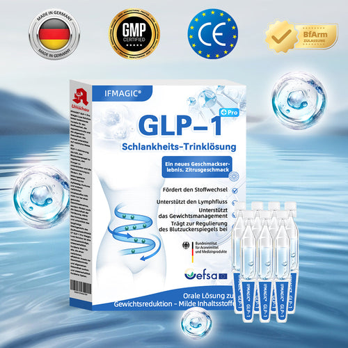 IFMAGIC® GLP-1 Pro Schlankheits-Trinklösung✅Ausgewählt vom Adipositas-Expertenteam der Charité👩⚕️Für Fettleibigkeit, Herz-Kreislauf-Erkrankungen, Diabetes, Schlafapnoe, Erhöhte Cholesterin- und Blutfettwerte, Gelenkprobleme und mehr💯