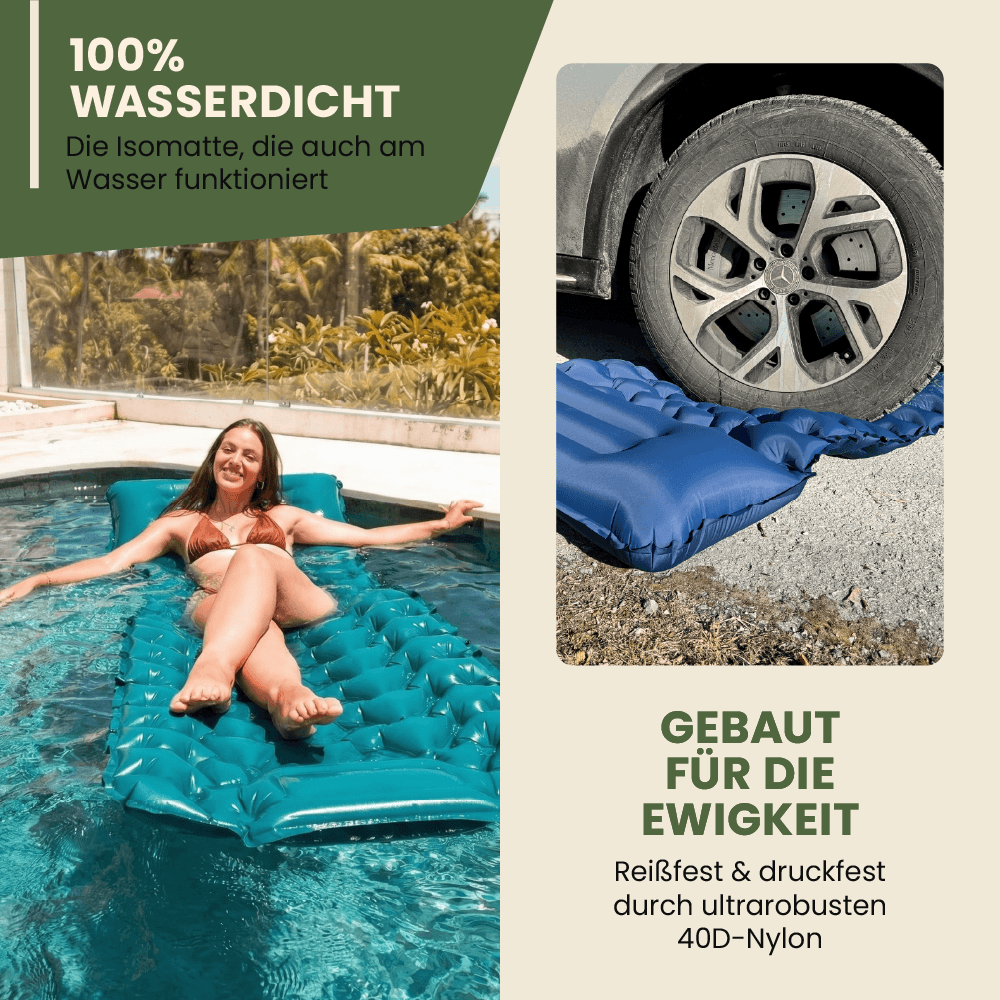 🎉 Ultraleichte tragbare Schlafmatte – die erste Wahl für Reisen und Ausflüge 🎉 Letzter Tag: 50 % Sommer‑Sonderrabatt!