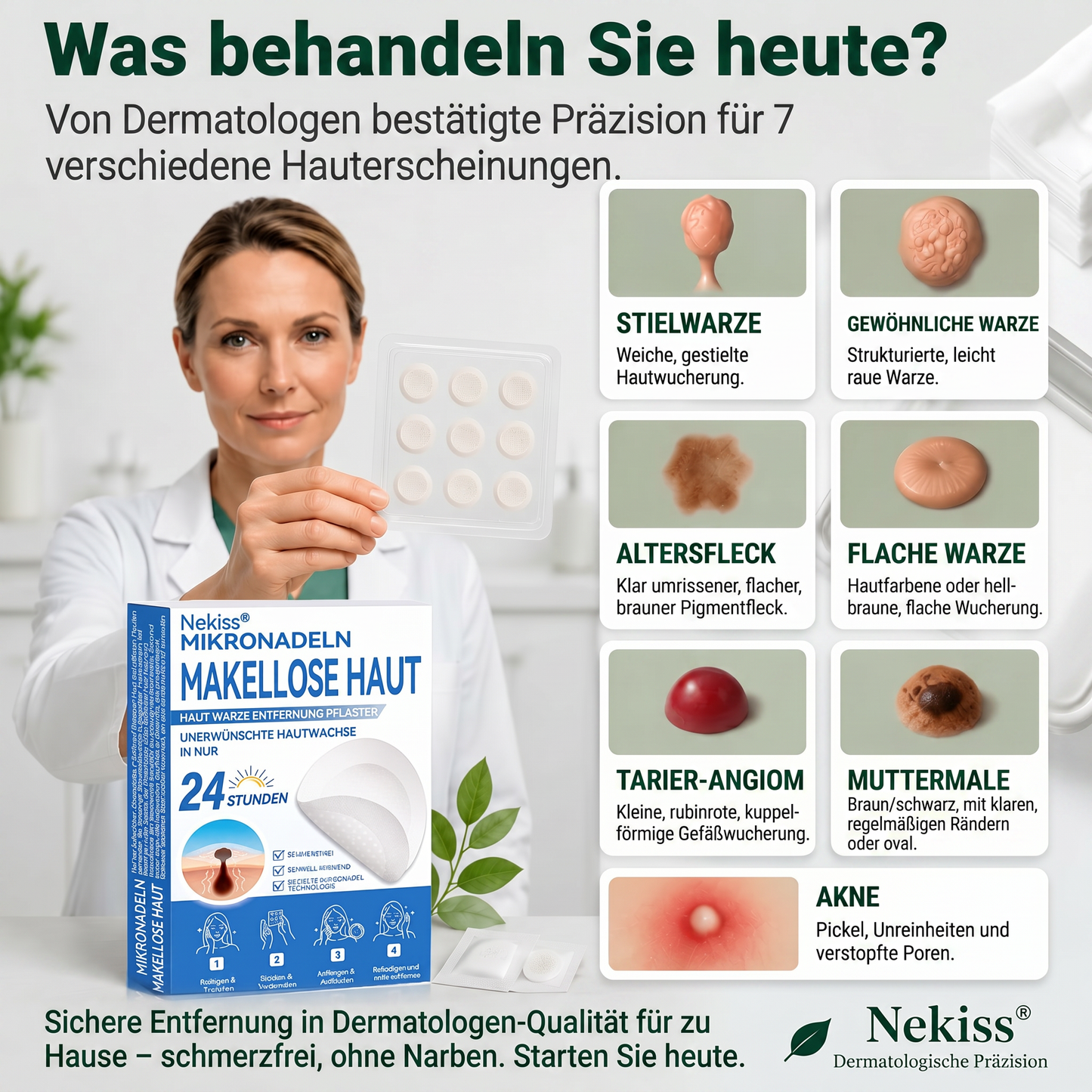 👩‍⚕️💎𝑶𝒇𝒇𝒊𝒛𝒊𝒆𝒍𝒍𝒆𝒓 𝑺𝒕𝒐𝒓𝒆 | 𝑵𝐞𝒌𝐢𝐬𝐬® 🌿 𝑴𝒊𝒌𝒓𝒐𝒏𝒂𝒅𝒆𝒍𝒏 𝑴𝒂𝒌𝒆𝒍𝒍𝒐𝒔𝒆 𝑯𝒂𝒖𝒕 𝑯𝒂𝒖𝒕 𝑾𝒂𝒓𝒛𝒆 𝑬𝒏𝒕𝒇𝒆𝒓𝒏𝒖𝒏𝒈 𝑷𝒇𝒍𝒂𝒔𝒕𝒆𝒓 (𝐹ü𝑟 𝐻𝑎𝑢𝑡𝑎𝑛ℎä𝑛𝑔𝑠𝑒𝑙, 𝑘𝑙𝑒𝑖𝑛𝑒 𝐻𝑎𝑢𝑡𝑤𝑢𝑐ℎ𝑒𝑟𝑢𝑛𝑔𝑒𝑛, 𝑊𝑎𝑟𝑧𝑒𝑛, 𝑀𝑢𝑡𝑡𝑒𝑟𝑚𝑎𝑙𝑒, 𝐴𝑙𝑡𝑒𝑟𝑠𝑓𝑙𝑒𝑐𝑘𝑒𝑛 𝑢𝑛𝑑 𝑃𝑖𝑔𝑚𝑒𝑛𝑡𝑠𝑡ö𝑟𝑢𝑛𝑔𝑒𝑛.)